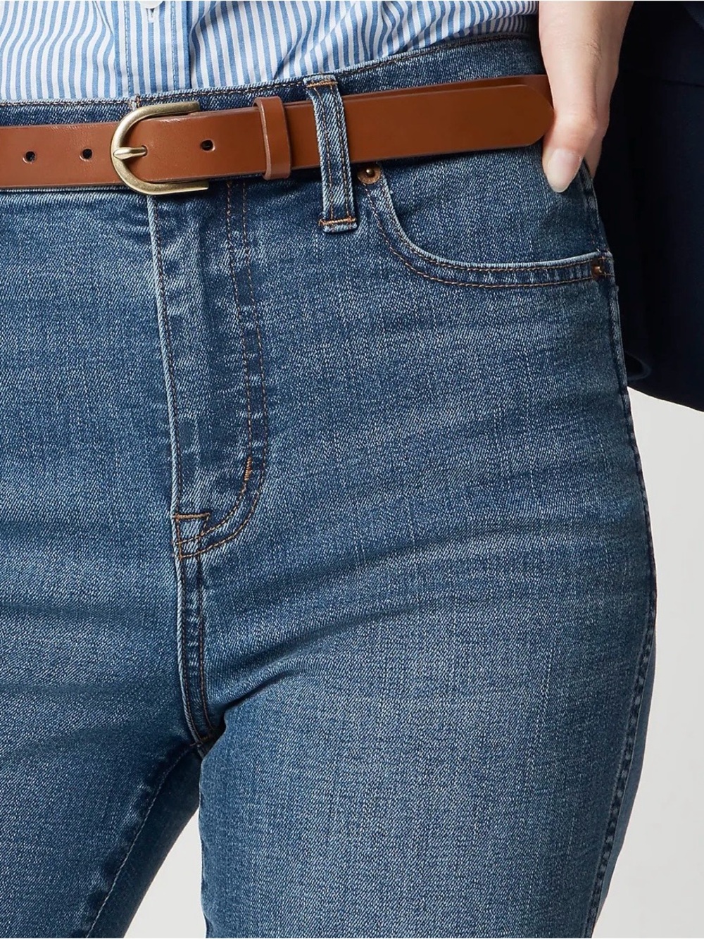 NWT J. Crew High-Rise Blue Denim Jeans